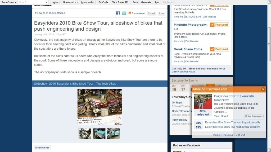 A Press Coverage Portfolio Chris Bakers Book Story by Chris Baker